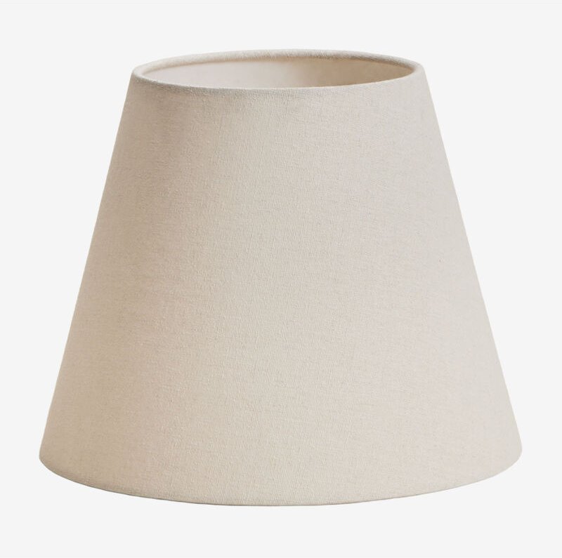 SKLUM Lampenschirm aus Caracas-Stoff Eierschale Ø25 cm