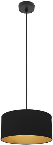 Thumbnail - Anhänger anuska 1xe27 schwarz/schwarz-gold regx30x30 cm