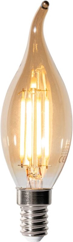 E14 Dimmbare LED-Glühbirne BXS35 Gold 4W 450 lm 2200K