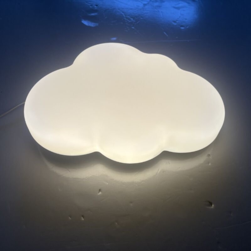 GOECO LED-Deckenleuchte im Wolken-Design, Weiß, 35 W, dimmbar 3000–6500 K, Farbwiedergabeindex (CRI) 80, für Kinderzimme...