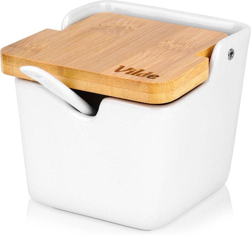 Zuckerdose aus Keramik, Küchenbehälter zur Zuckeraufbewahrung