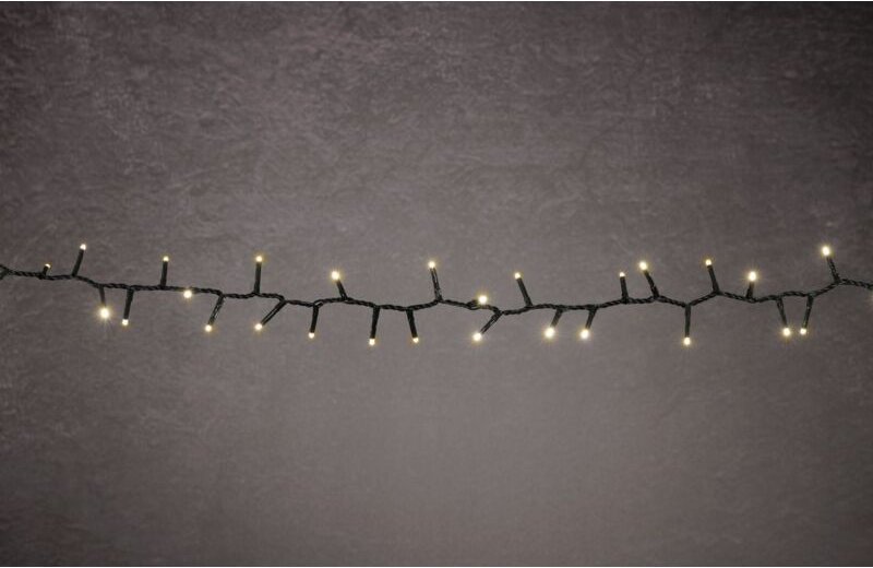 LED-Lichterkette Premium Außen 10,7 m warmweiß-grün mit Timer, Dimmer Lichterketten - Trendline