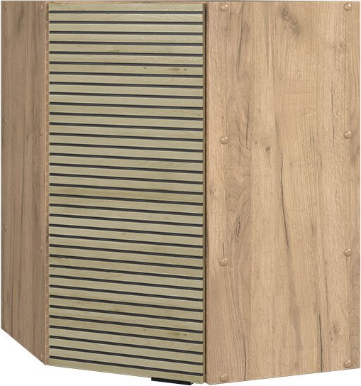 Eckhängeschrank Fame-Line, Eiche Paneel, 57 cm Vicco