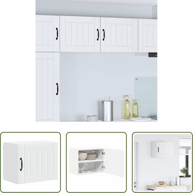 vidaXL Holzwerkstoff - Küchenschrank Weiß 50 x 31 x 40 cm Holzwerkstoff