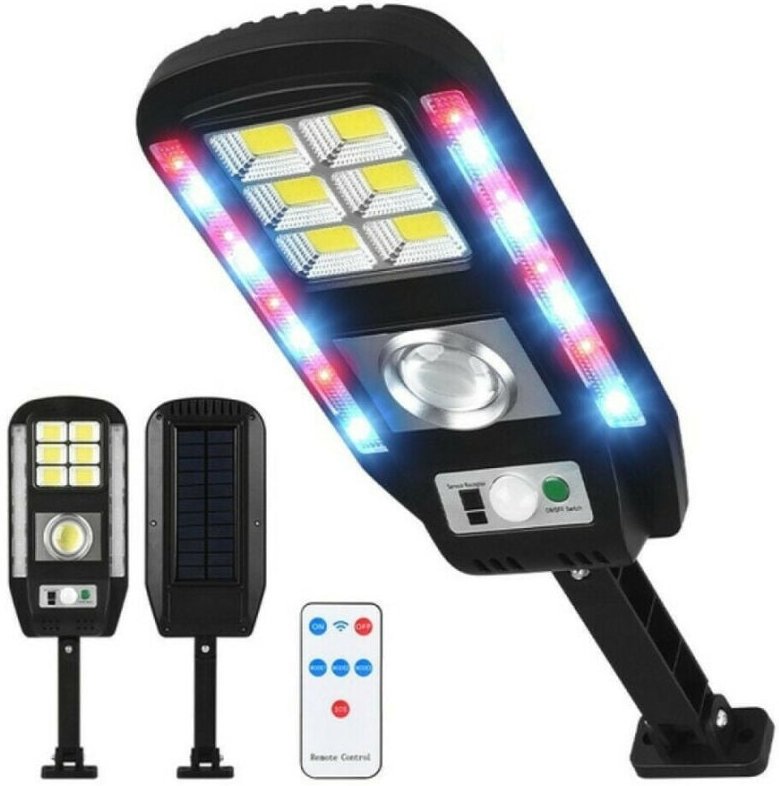 Trade Shop - strahler mit solarpanel bewegungssensor 89 led CL-728 -