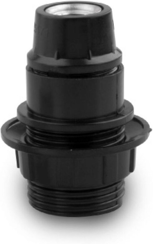 E14 Onlex-Lampenfassung 2a-Gewinde, schwarzer Blister