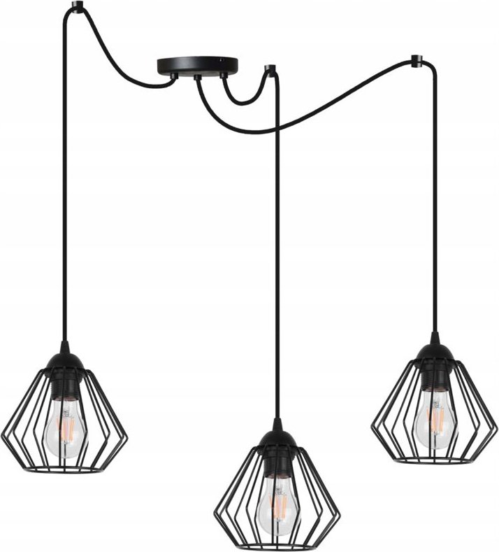 Hängende Deckenleuchte Kronleuchter SPIDER Loft E27 LED