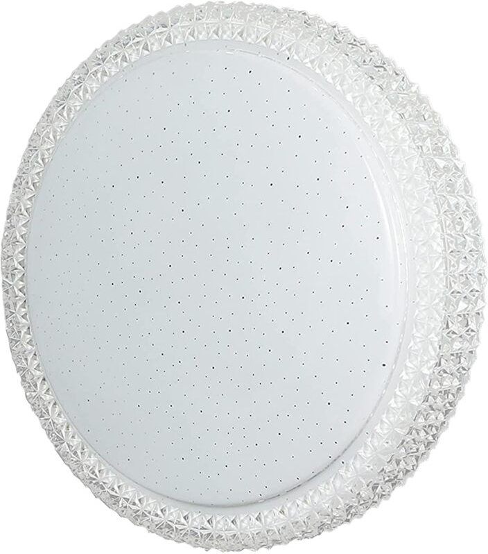 Led Deckenleuchte Dimmbar Deckenlampe mit Fernbedienung - 18W Schlafzimmerlampe mit Fernbedienung Ø30cm Kristall Modern ...