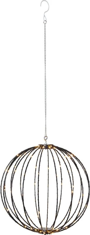 3D-Kugel'Mounty' schwarz, Ø40cm, 126 LEDs, 230V - Technik@all