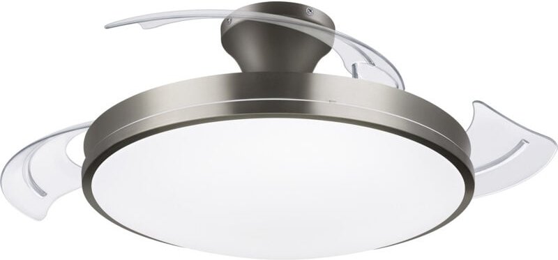 Philips - Lighting Atlas Deckenventilator 28 w, 35 w (ø x h) 490 mm x 418 mm Nickel
