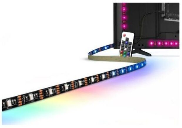 Century - rgb 3w ip20 5v led strip für 55 zoll tv mit fernbedienung- kit-tv55
