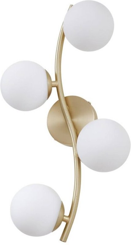 Wandleuchte, Wandlampe Innen "Josiana" aus Glas für Wohnzimmer & Esszimmer von Lindby