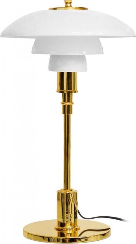 Tischlampe - Wohnzimmerlampe - Liam Gold chrome