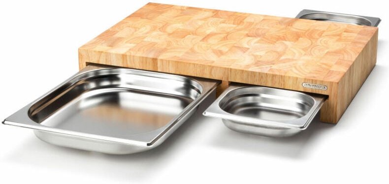 Unbekannt - Continenta 1012332010 Schneidebrett, Holz, braun, 50 x 32,5 x 8 cm