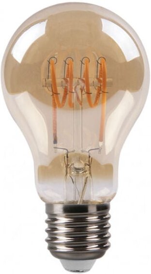 Fabrilamp - Filamen.spirale Horiz.standard Birne 10x6d 4w 250lm E27 Amber 2200k