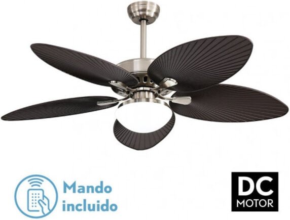 Lüfter dc borasco 24w niq/brown 5 asp.6 vel 132d 2950lm remote.memor.y temp.3000-4000-6000k