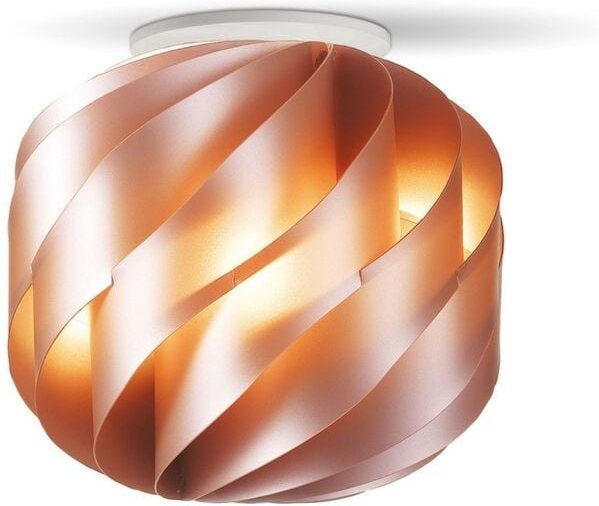 Linea Zero - Kupfer-Deckenleuchte Cm. 25 x 24 Std