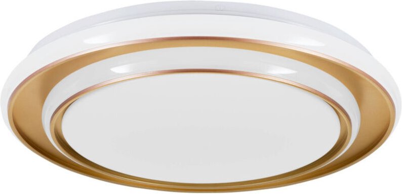 Eglo LED Deckenleuchte Moschetta gold weiß Ø 40 x 7 cm warmweiß-kaltweiß