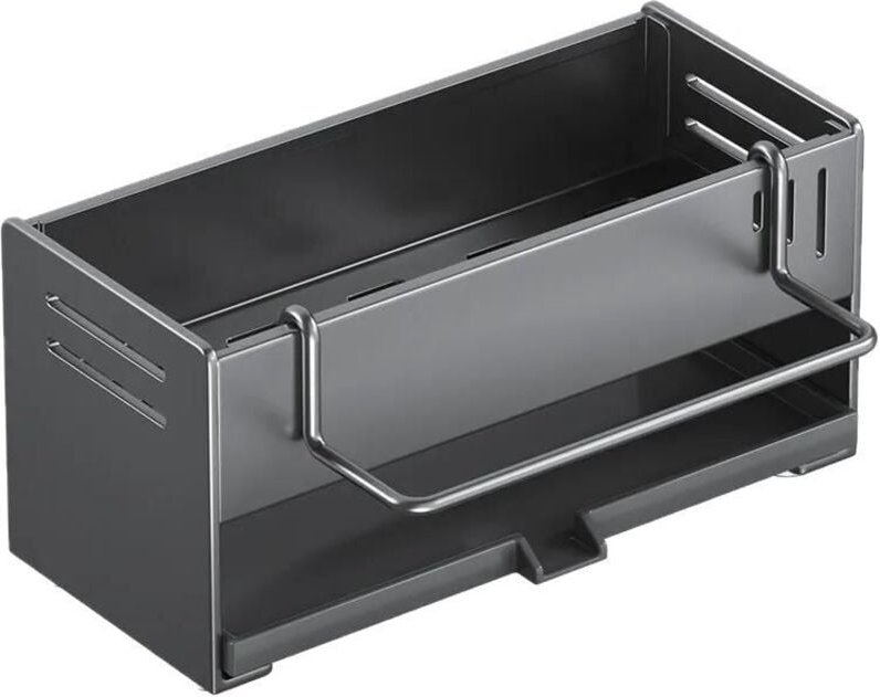 Spülbecken-Schwammhalter, Spülbecken-Organizer, Schwammhalter aus Kohlenstoffstahl, Aufbewahrung für Küchenschwämme, Spü...