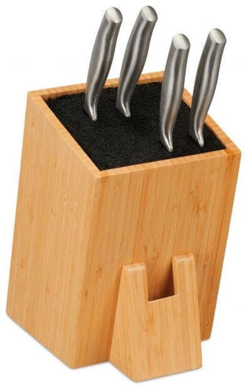 Northix - Unmontierter messerblock aus bambus 88