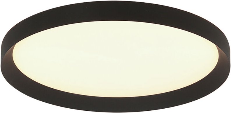 Steinhauer - deckenleuchte - Flady - schwarz - metall - Ø 30cm -