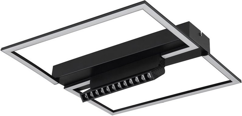 Globo - Deckenleuchte Wohnzimmerlampe led beweglicher Strahler Memoryfunktion Schwarz