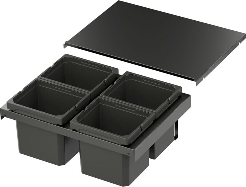 Vauth-sagel - vs envi Flex XS-216 Abfalltrennsystem kb 600 mm 4 x 6 Liter Lava