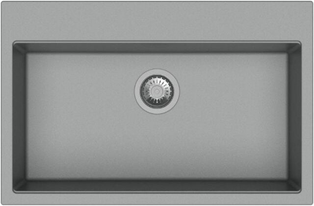 Webmarketpoint - Waltz 78x51 Spüle mit einem Becken, Chrom