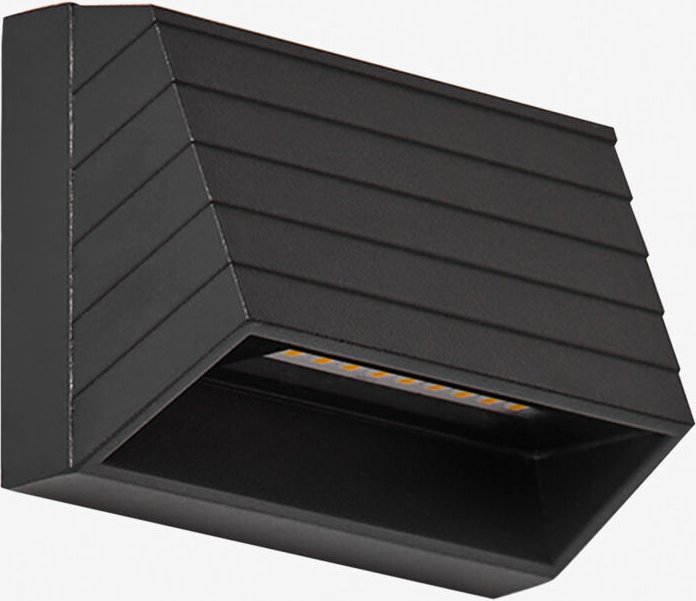 Sklum - LED-Wandleuchte für den Außenbereich aus Aluminium Nolise Schwarz