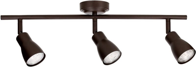 Proyector Ip20 Safran Triplex Gu10 8W Marrón 1649Lm