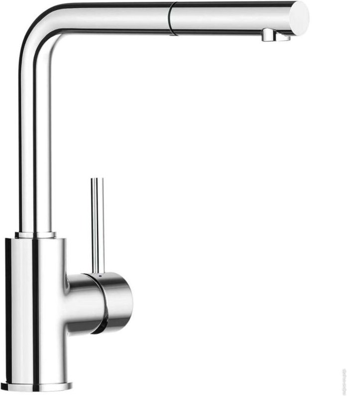 Mila s - Küchenarmatur, mit ausziehbarem Anschluss, Chrom 519810 - Blanco