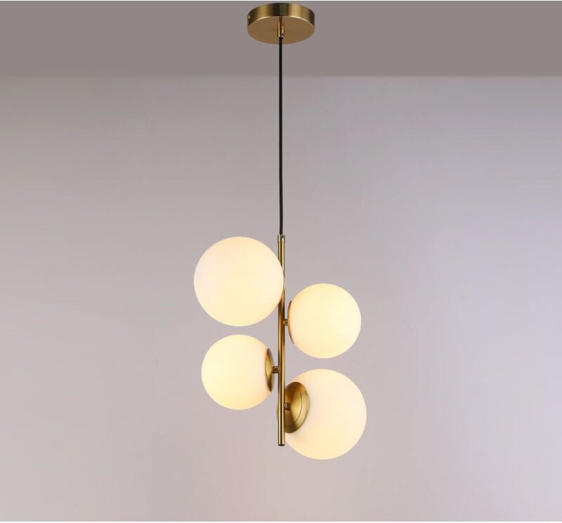 Glaskugel-Pendelleuchte ‚TANNA‘ - E27 - Ø 15cm