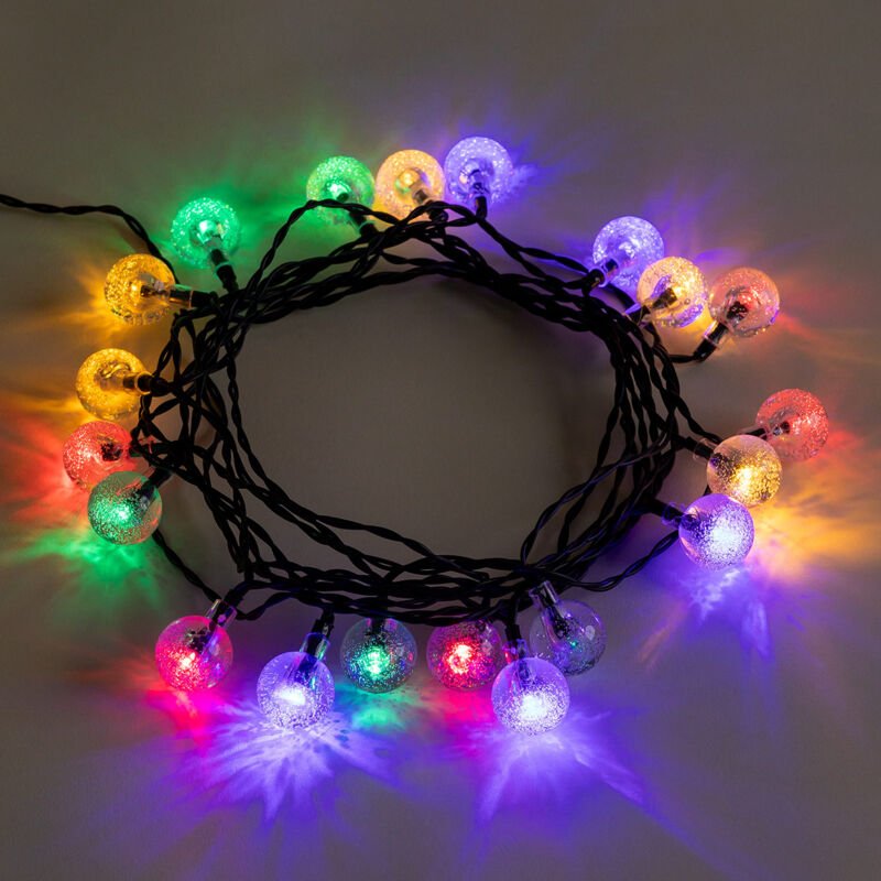 Sklum - LED-Girlande mit Solarladegerät 2 m Aury Mehrfarbig