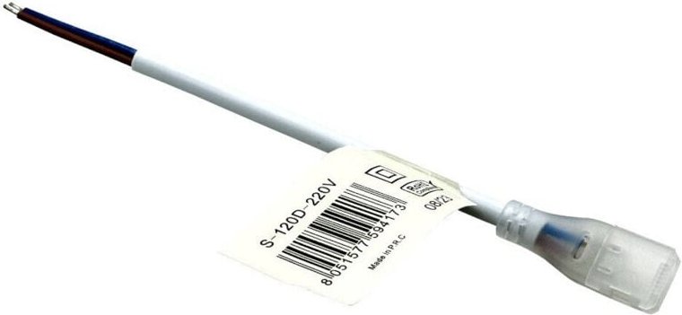 Trade Shop Traesio - Trade Shop - kit 10 stücke stromversorgung flexibler led-streifen 220 v 8 mm 3535 S-120D-220V -