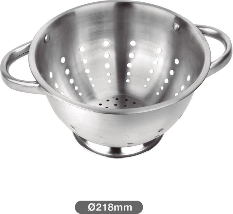 Edelstahlsieb mit Griffen Ø26cm