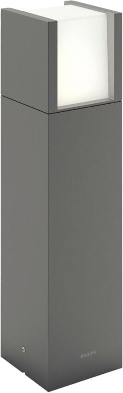 Philips LED Sockelleuchte Arbour warmweiß anthrazit Sockelleuchten