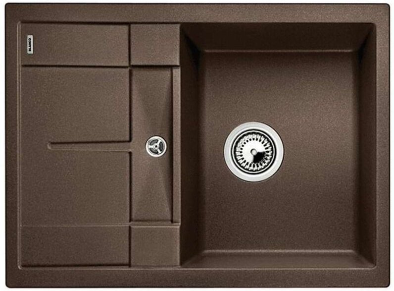 Metra 45 - Silgranitspüle, 68x50 cm, Kaffee 519570 - Blanco
