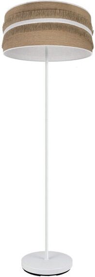 Fabrilamp - Boden Wohnzimmer Natalia 1xe27 Weiß/sac-weiß 164x40x40 Cm