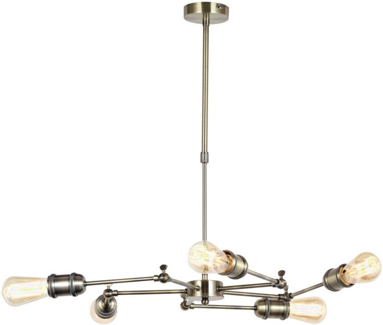 Deckenleuchte atomic new 5 arms Altgold cr 99-618-05-006