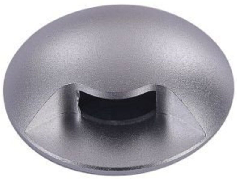 Italux - Basilio - Moderne LED-Außenwandleuchte Silber, Warmweiß 3000K 150lm, IP44