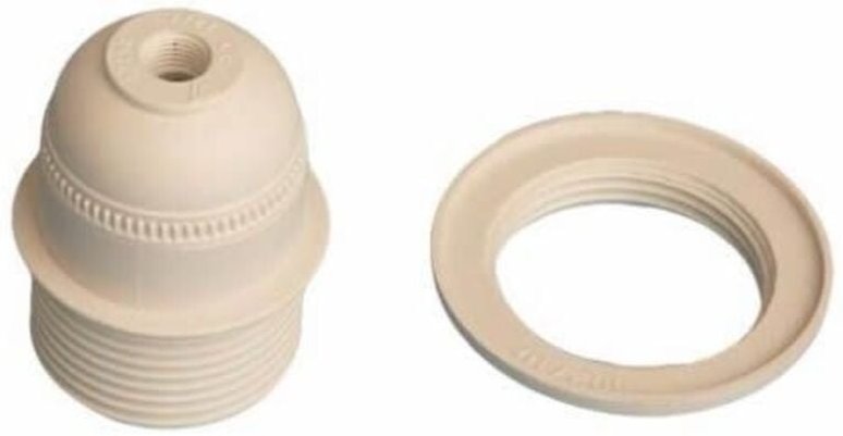 GSC - Lampenfassung mit Scheibe E27 weiß 4A 250V 2200289