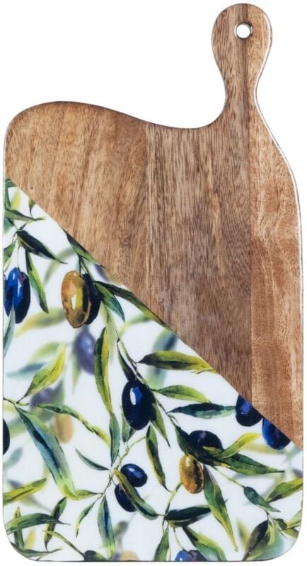 Signes Grimalt - Küchentisch Tabelle Olivenkästen und mehrfarbige Tabletts 19x35x2CM 16865