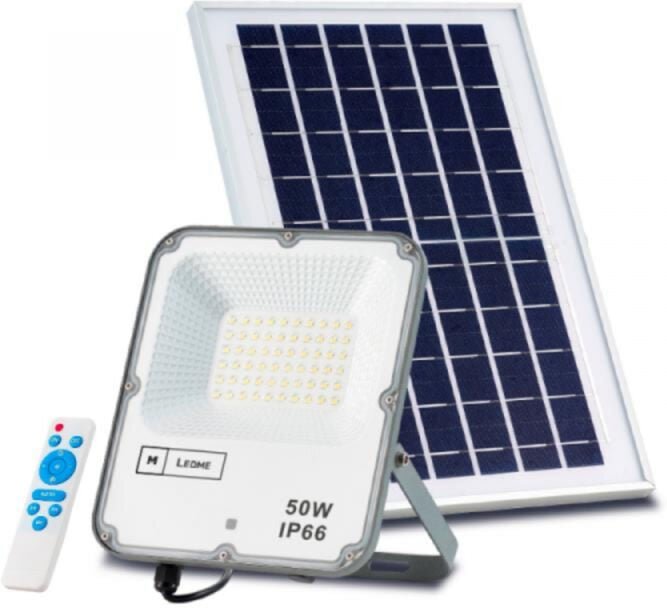 Ilumstore - 50W led Solar Flutlicht mit Fernbedienung LM6851/LM6521 ledme