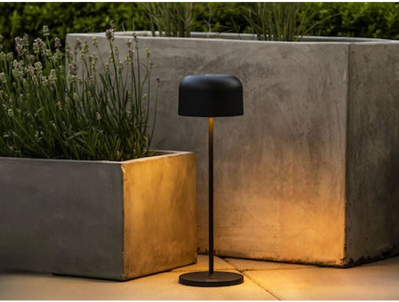 Konstsmide - 7834-750 Lille LED-Akku-Tischlampe 3.5 w Warmweiß Schwarz