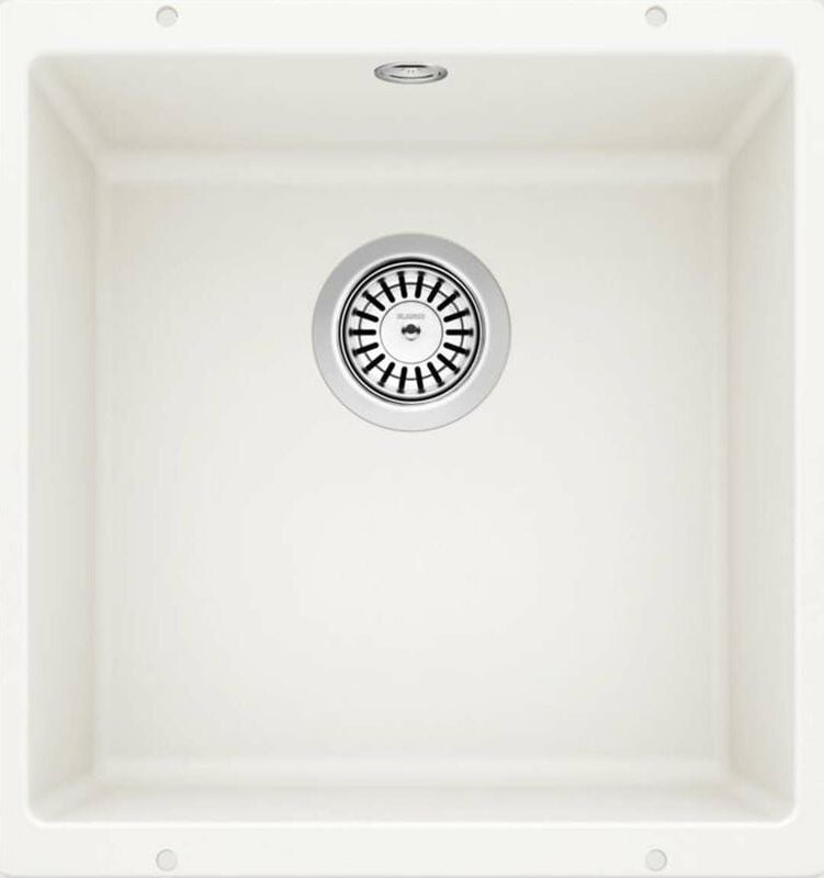 Rotan 400 - Silgranitspüle, 43x46 cm, Weiß 521334 - Blanco