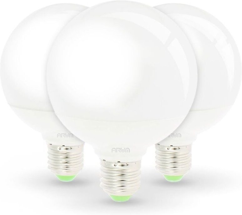 Thumbnail - Los mit 3 Glühbirnen led Globe E27 12W Gl. 75W G95 Farbtemperatur: 4000K neutralweiß