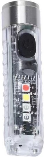 Shining House - ini Tragbare 400-Lumen-LED-Taschenlampe – 11 helle Modi, wiederaufladbar über usb, mit Lichtalarm – eine...