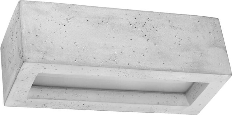 Sollux Lighting Vega Up & Down Wandleuchte Betongrau, 30cm