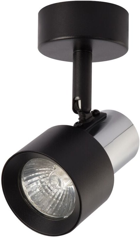 Spot Cino 1xGU10 Schwarz + Chrom