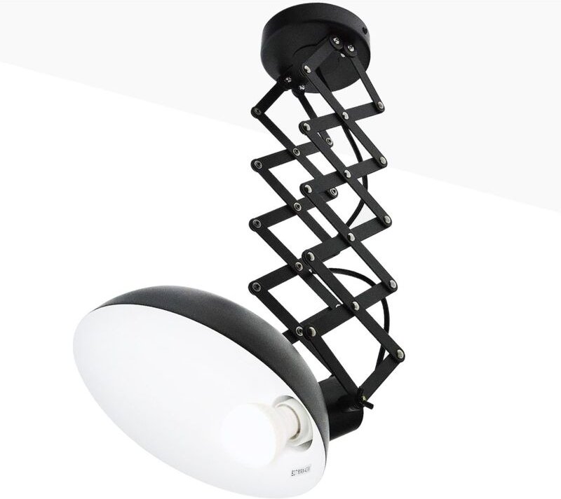 Vintage Scherenlampe zur Deckenmontage - E27